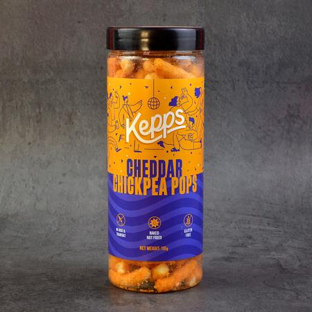 Cheddar Chickpea Pops