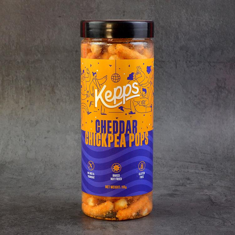 Cheddar Chickpea Pops