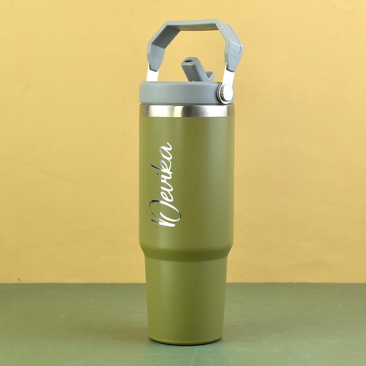Personalized Green Tumbler