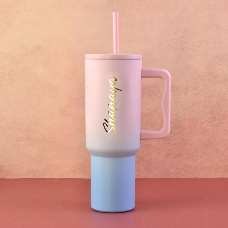 Gradient Personalized Steel Tumbler