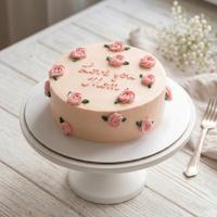 Love You Mom Vanilla Cake 1/2 Kg