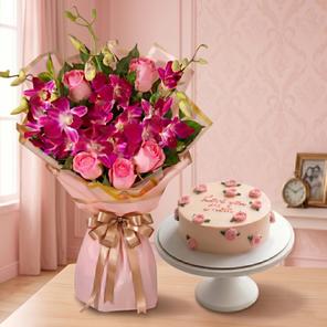 Pink Paradise Floral Combo