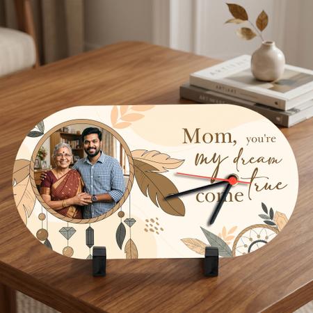 Personalized Mom Photo Clock