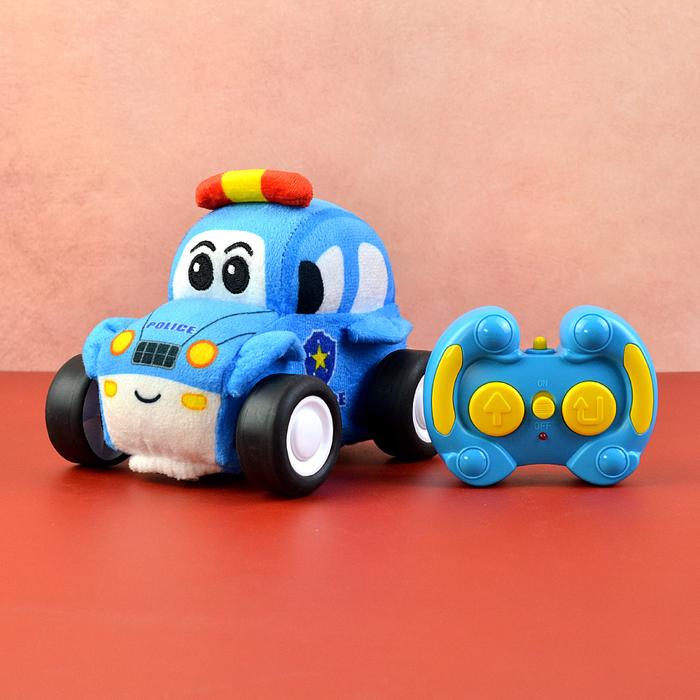 Remote Control Police Plush Car Toy
