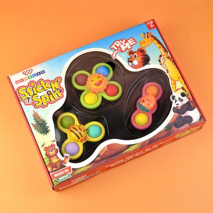 Stick'n Spin Toy Set