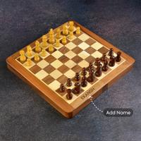Personalized Wooden Chess Board