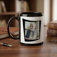 Love You Papa Black Mug