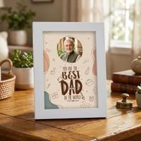Best Dad In The World Photo Frame