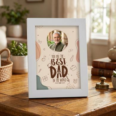 Best Dad In The World Photo Frame