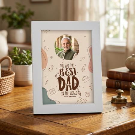 Best Dad In The World Photo Frame