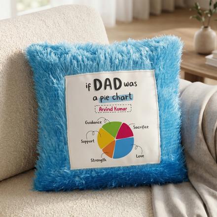 If Dad was a Pie Chart Pillow