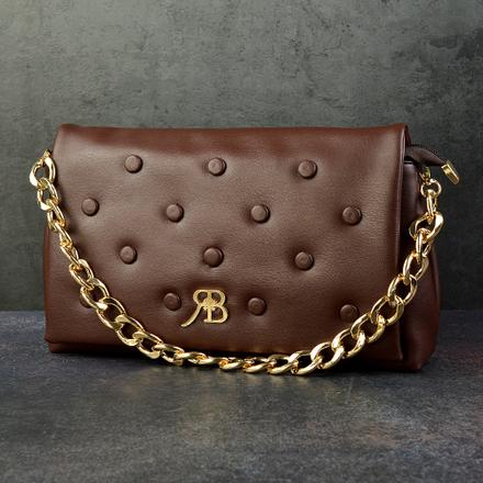 Designer Brown Sling Bag