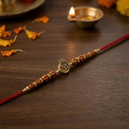 Om Feather Dori Rakhi