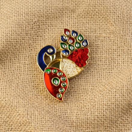 Peacock Roli Chawal Box