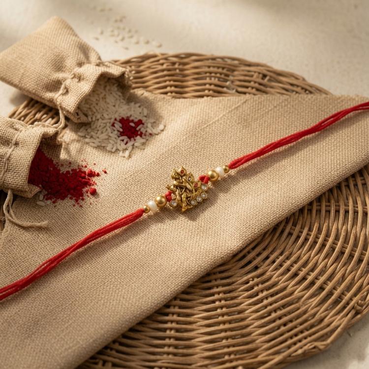 Graceful Kanha Dori Rakhi
