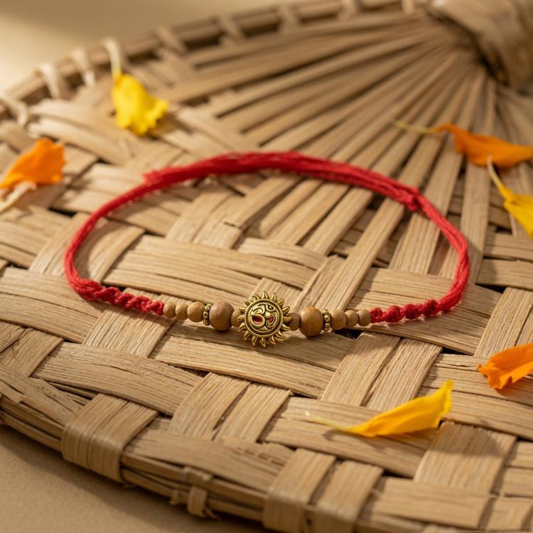 Sunburst Om Rakhi