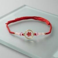 Floral Resin Charm Rakhi