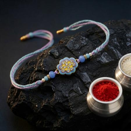 Twisted Thread Blossom Rakhi