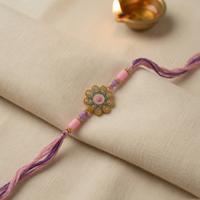 Pastel Floral Motif Rakhi