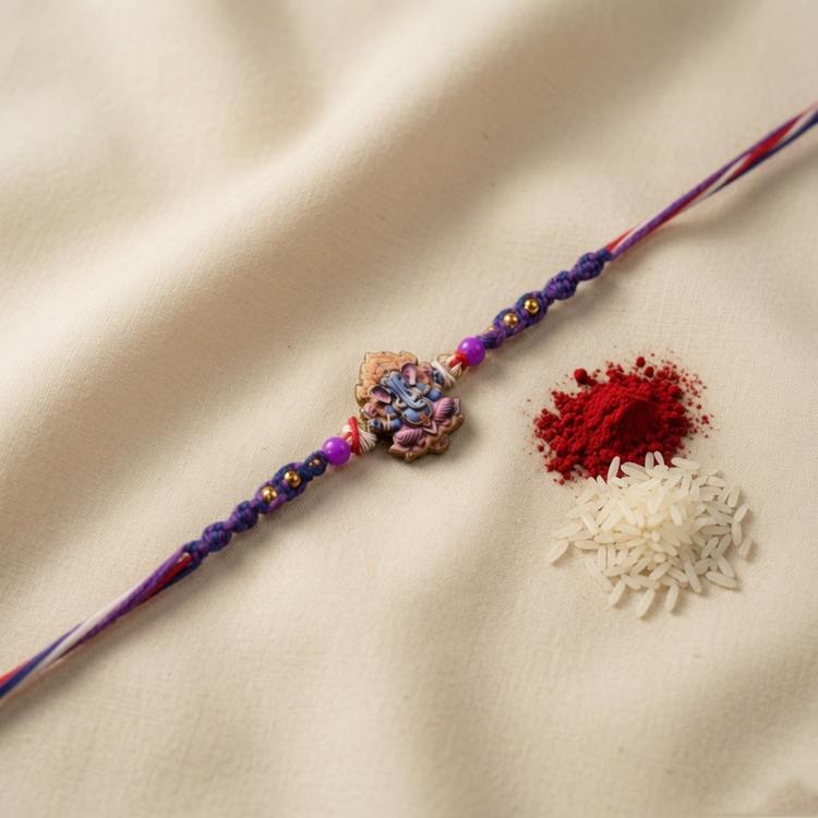 Ganesh Blessing Dori Rakhi