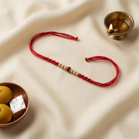 Single Rudraksh Dori Rakhi