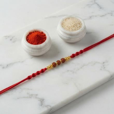 Trio Rudraksh Dori Rakhi