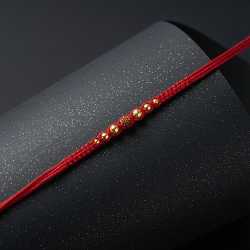 Golden Cascade Rudraksh Dori Rakhi