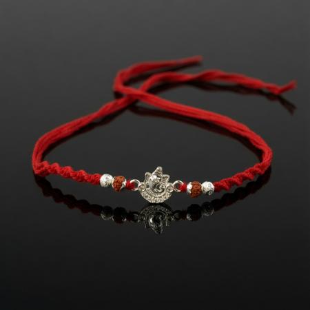 Over Stones Row Ganesh Rakhi