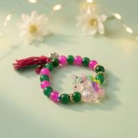 Rainbow Unicorn Beaded Bracelet