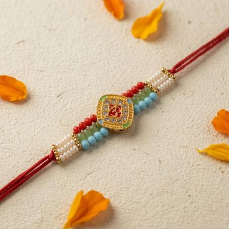 Triple Band Om Rakhi