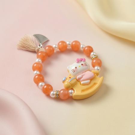 Kitty Charm Kids Bracelet Rakhi