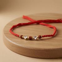 Triple Rudraksh Crystal Rakhi