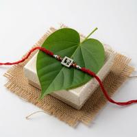 Square Frame Om Rakhi