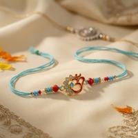 Sky Blue Om Rakhi