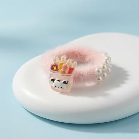 Candy Cup Fluffy Wristband