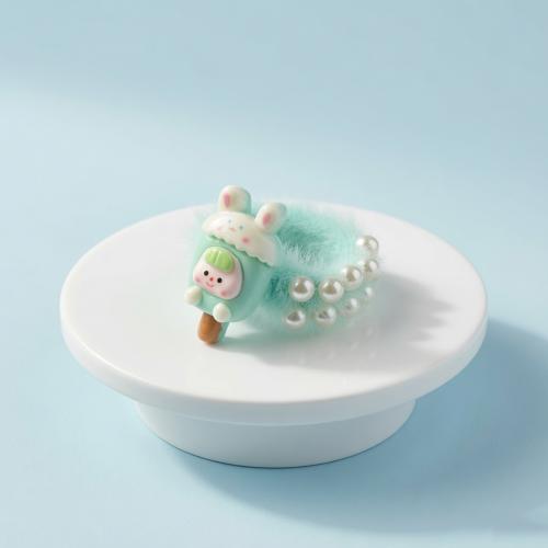 Bunny Popsicle Fluffy Wristband