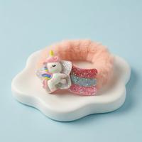 Rainbow Unicorn Fluffy Wristband