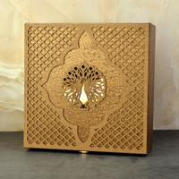 Wooden Peacock Box