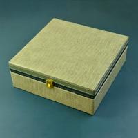 Green Textured Square Box