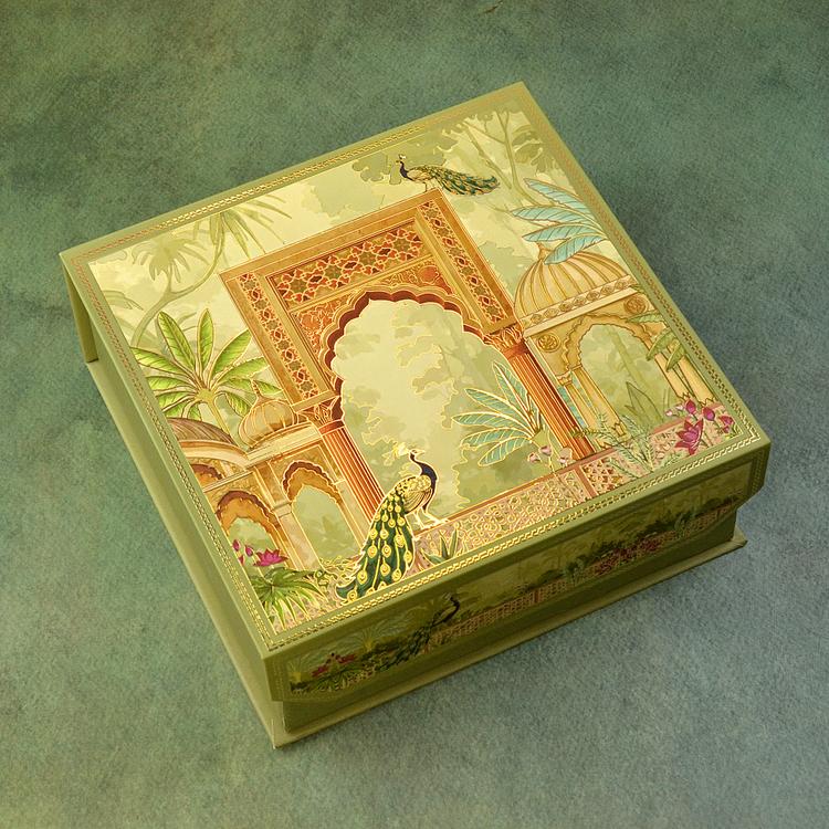Green Royal Peacock Box
