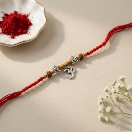 Sacred Om Charm Rakhi