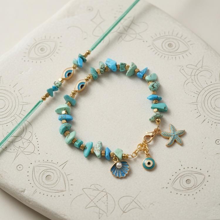 Ocean Charm Bracelet Lumba Rakhi