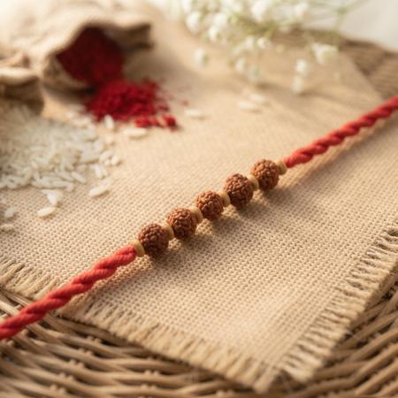 Panch Rudraksh Sacred Rakhi