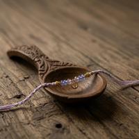 Pastel Crystal Charm Rakhi