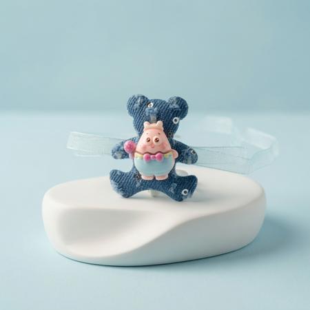 Blue Teddy Charm Rakhi