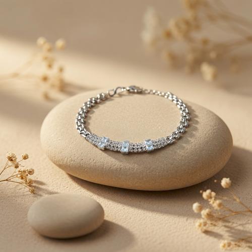 Silver Sparkling Bracelet