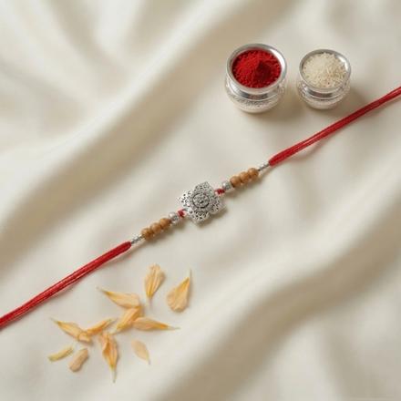 Royal Engraved Charm Rakhi