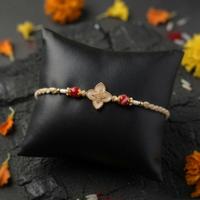 Floral Star Charm MOP Rakhi