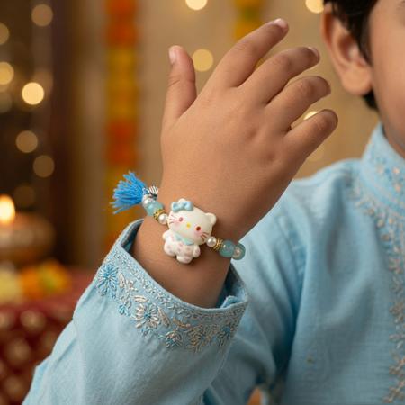 Cute Kitty Kids Rakhi