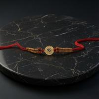 Sacred Om Twin Bead Rakhi